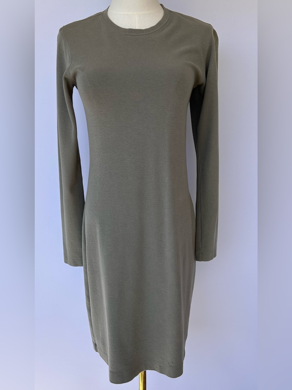 Patagonia Women’s Mobility Dress Long Sleeve Crew Neck Organic Cotton Size Small